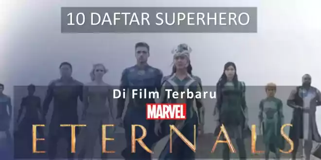 Daftar Superhero Film Eternals